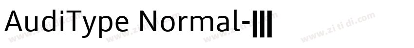 AudiType Normal字体转换 AudiType Normal字体转换